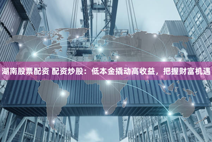 湖南股票配资 配资炒股：低本金撬动高收益，把握财富机遇