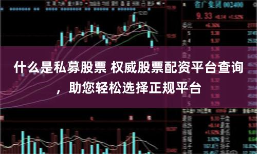 什么是私募股票 权威股票配资平台查询，助您轻松选择正规平台