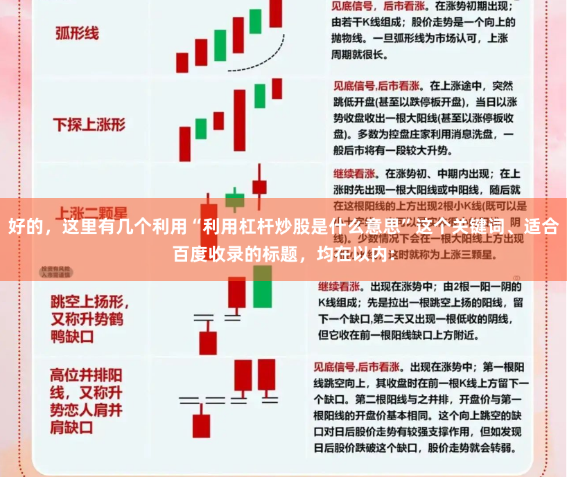 好的，这里有几个利用“利用杠杆炒股是什么意思”这个关键词、适合百度收录的标题，均在以内：